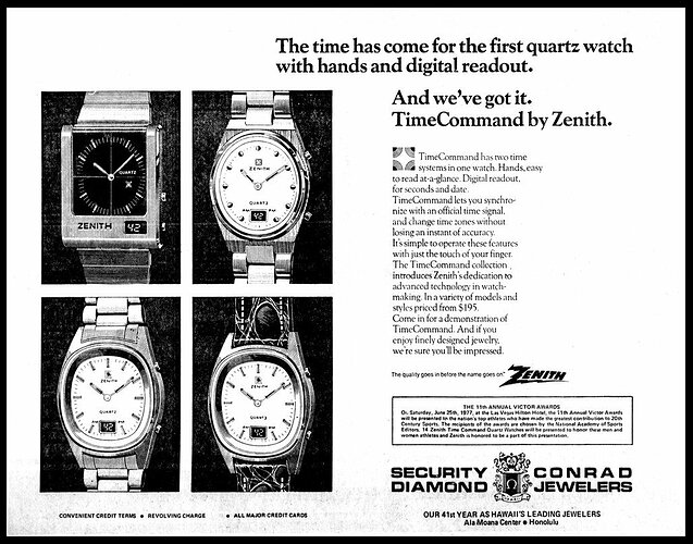 Zenith Time Command - Adv