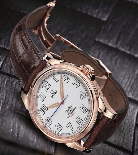 OMEGA De Ville Co-Axial 44mm, Red Gold (Ref. 4658.30.32 & Ref. 4660.20.32)