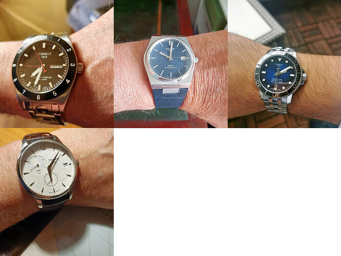 Tissot collage