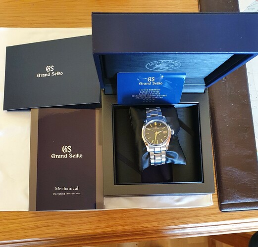 horloge in box
