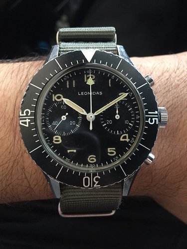 Leonidas chronograph CP2 volo di ritorno for Italian Forces