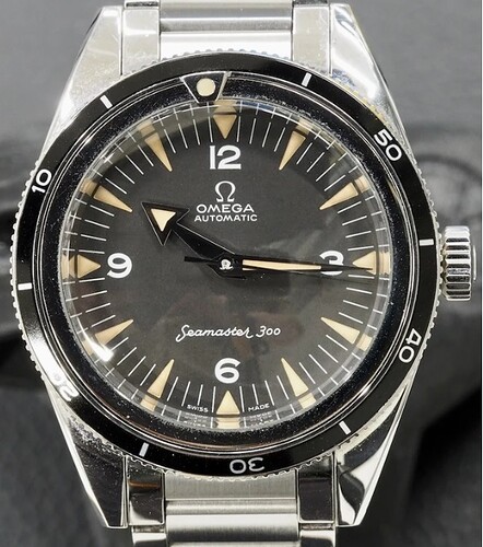 seamaster300 montro zwart