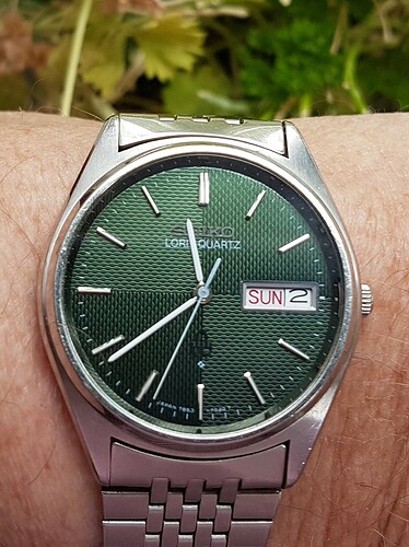 Seiko Lord quartz (1) 7853-7020 groen 02-04-2023