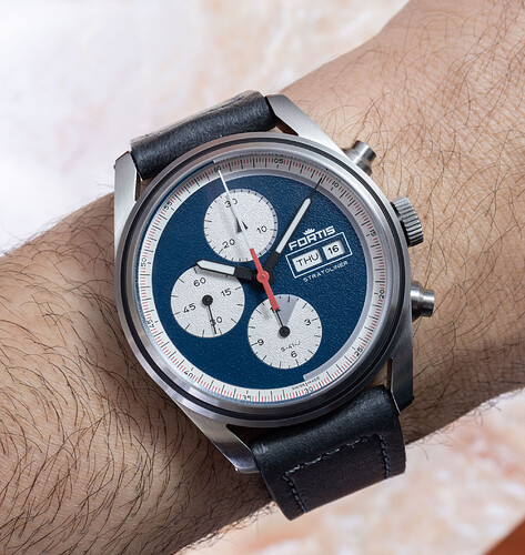 Fortis Stratoliner S-41 Blue Japan