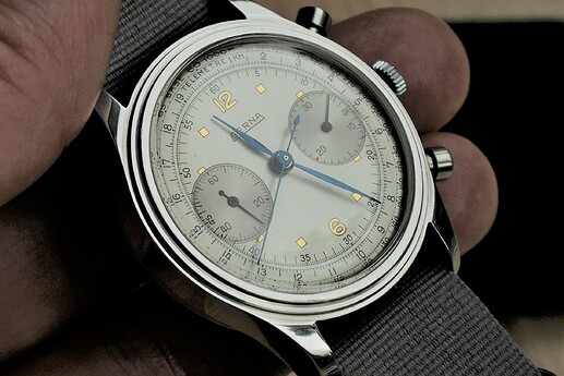 Berna vintage oversize chronograph valj 22 (1)