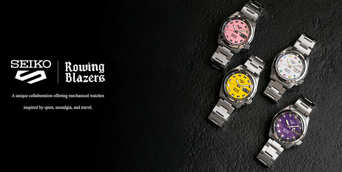 Seiko 5 Rowing Blazers - 2023~2