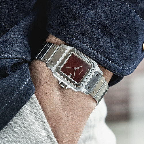 W-869 Cartier Santos Galbee 30
