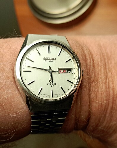 Seiko quartz type 2 (2) 7546 wit 17-12-2023