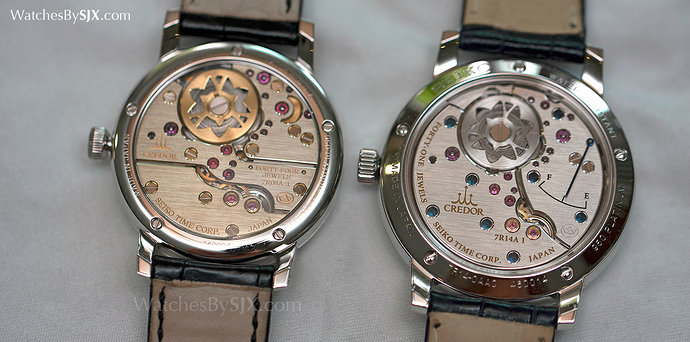 Seiko Credor Eichi I and II comparison 16