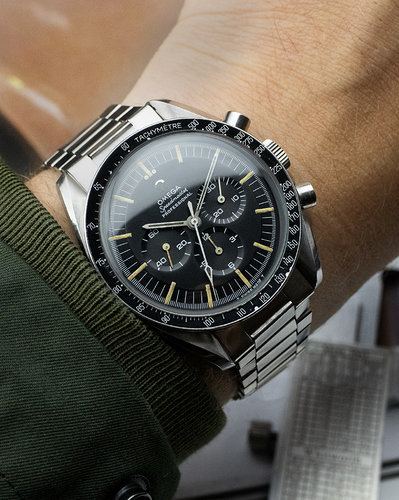 Omega Speedmaster wristie pre-moon 321