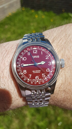 Oris Big Crown Pointer Date Oxblood Dial #4