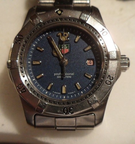 tag heuer 28mm ladies met blauw metalic dial usa1