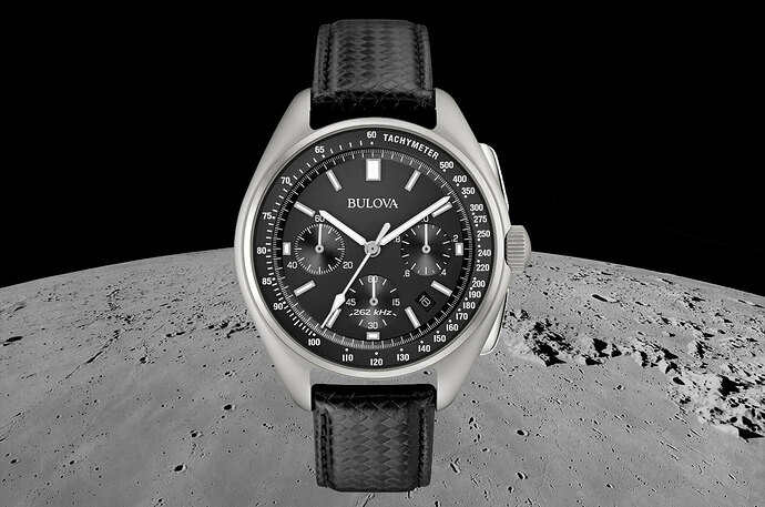 Bulova moonwatch quartz chrono