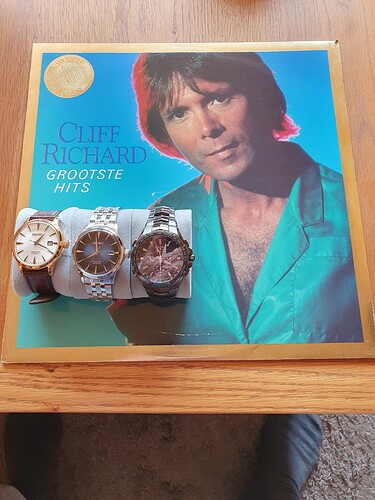 Cliff Richard met Seiko's