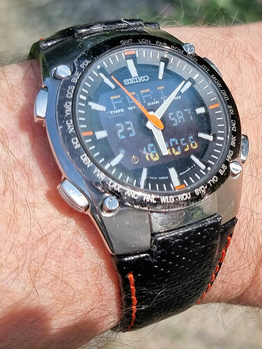 Seiko Sportura World Timer