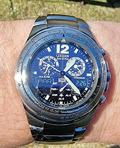 Citizen Promaster Chronograph C652 Eco-Drive Pilot Titanium