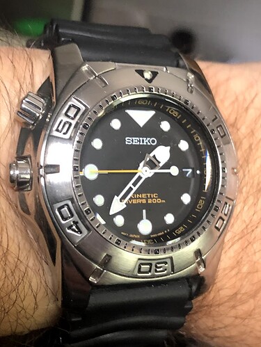 Seiko Big Boss zwart