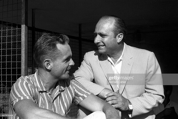 Phil Hill, Juan Manuel Fangio, Grand Prix of Italy, Monza, 07 September 1958