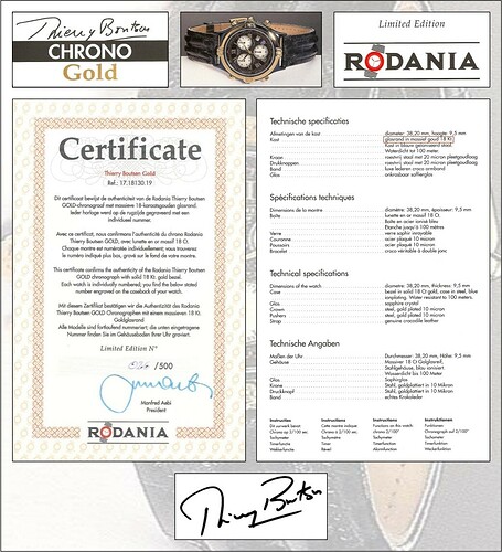 Rodania Gold Facts (Filip)