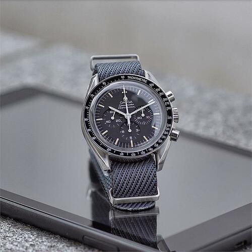 20mm-Slate-Grey-Nylon-Woven-Fabric-Nato-Watch-Band-Strap-Omega-Speedmaster-Moonwatch-Tablet-2