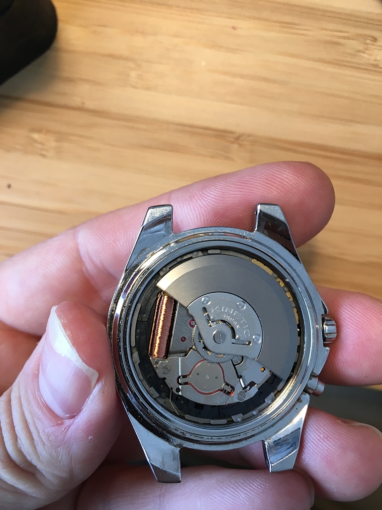 Capacitor Seiko Kinetic zelf vervangen Algemene Horlogepraat