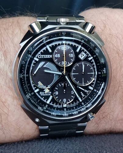 Citizen Tsuno AV0080-88E Bullhead Ti