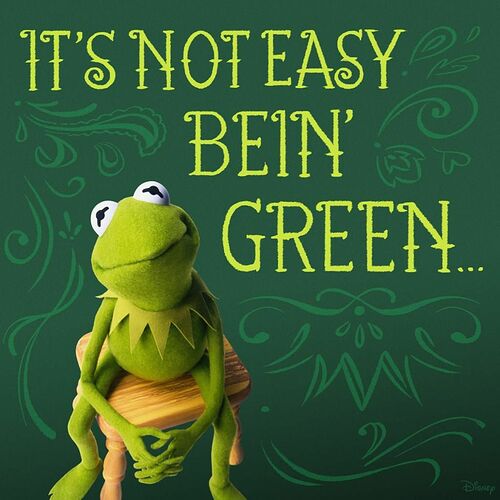 Its-not-easy-being-green