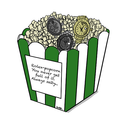 rolex popcorn