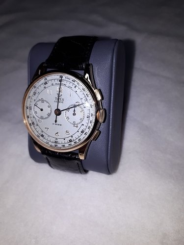 Titus 18K chronograph Landeron 48 uit 50 - 59 (3)