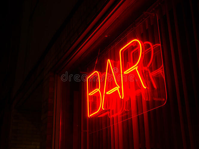 het-eenvoudige-teken-van-de-neonbar-een-venster-bij-nacht-29782839