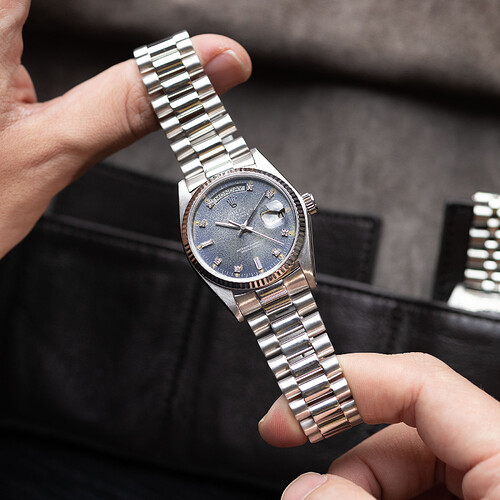 W-1994 Rolex Day-Date ref 18029 White Gold Blue Jeans Dial_11_1x1
