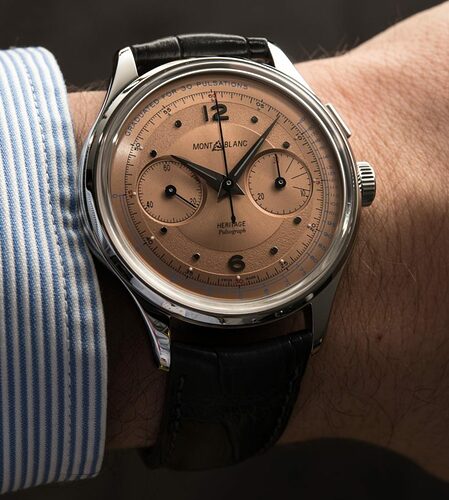Montblanc-Heritage-Pulsograph-Minerva-SIHH-2019-Salmon-Dial-aBlogtoWatch-9-920x1024
