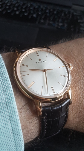 zenith elite 6150 rose gold #4