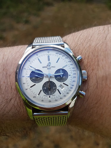 Breitling Transocean Chronograph Panda