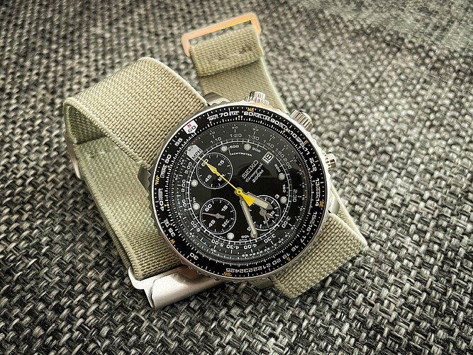 NA Seiko SNA411 flightmaster Watch Steward MN strap Algemene Horlogepraat Horlogeforum het forum voor liefhebbers van horloges