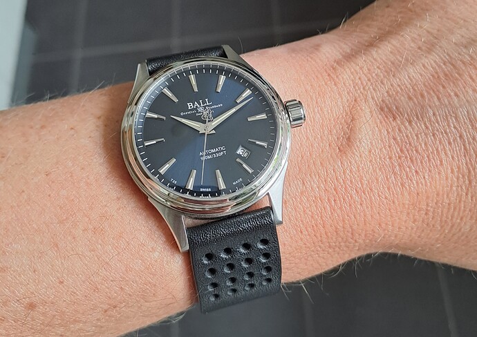 Ball Fireman Victory - Pattini Black leather