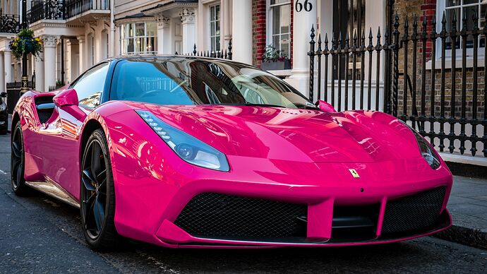 Pink Ferrari 02