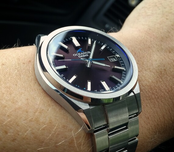 Casio OCW T200 steering shot