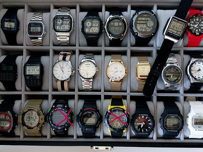 CASIO box rood