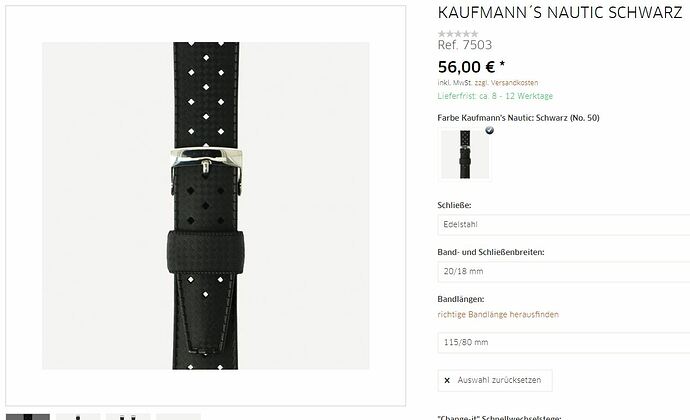 Kaufmann's Nautic Schwarz tropic