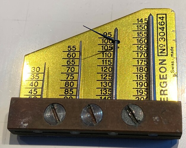 Bergeon wijzer micrometer 3