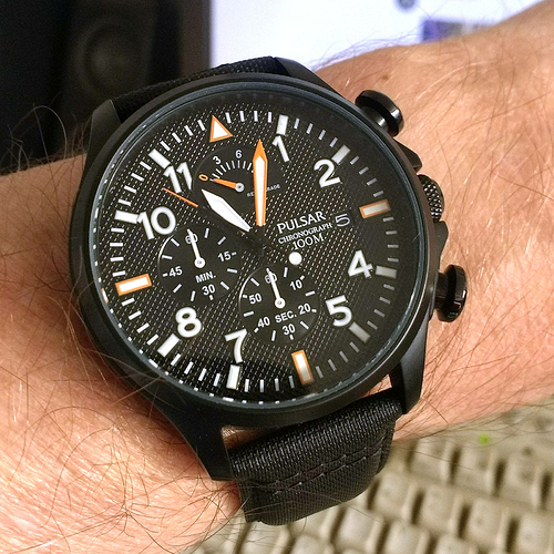 Pulsar Chrono Black