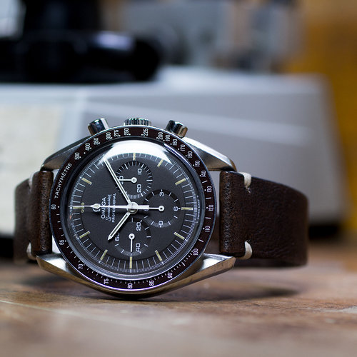Omega Speedmaster brown