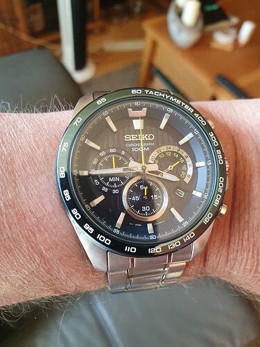 Seiko chronograaf Quartz 3-8-2022