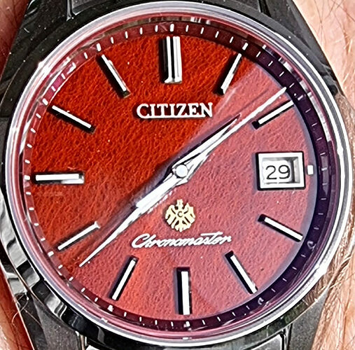 Citizen Chronomaster AQ4020-54Z dial