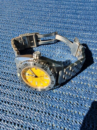 horloge op z'n kant