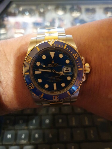 Rolex submariner two tone