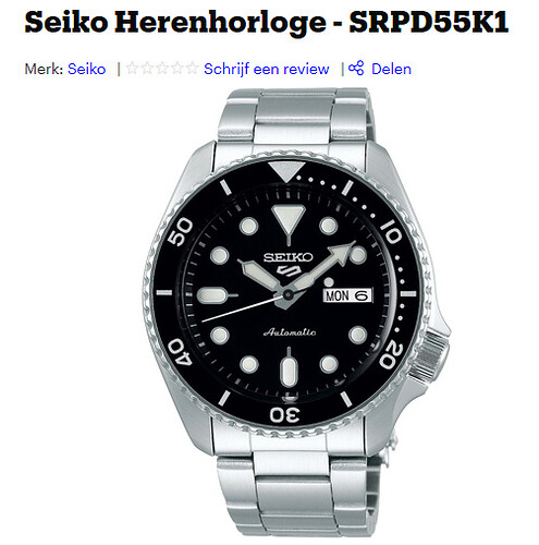 com _ Seiko Herenhorloge - SRPD55K1 and 6 more pages ‎- Microsoft Edge