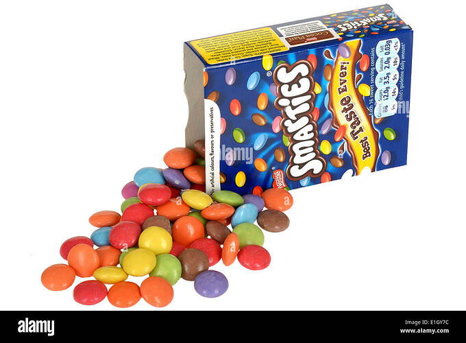box-of-smarties-sweets-E1GY7C