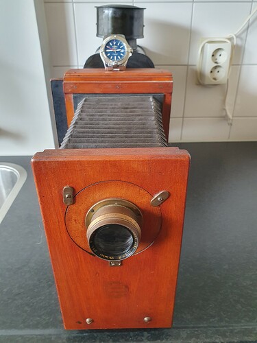 Abeydale Lantaarn met horloge